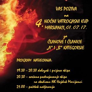 Nastup ekipa DVD VZG Belišće na IV. Noćnom kupu DVD-a Marijanci