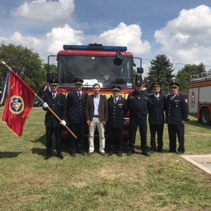 Vatrogasno vozilo na blagdan sv. Florijana u Belišću