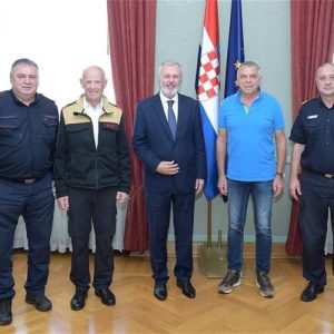 Potpredsjednik Sabora Ante Sanader primio izaslanstvo projekta „Tirol za hrvatsko vatrogastvo“