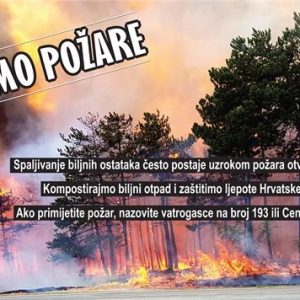 Spriječimo požare otvorenog prostora