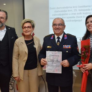 Svečani prijam dobrovoljnih darivatelja krvi u Belišću povodom Dana darivatelja krvi