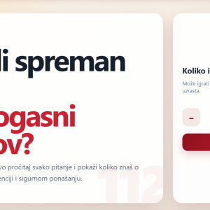 Vatrogasni izazov – zabavni kviz za vatrogasce